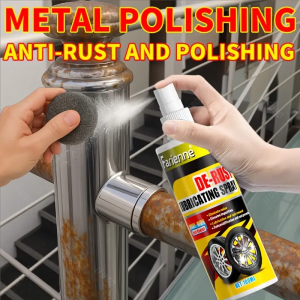 Stainless Steel Rust Remover-Suitable for CookwareLong-lasting Gloss RestorationUniversal Metal Anti-Corrosion Cleaning Spray