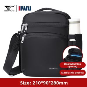 SEPTWOLVES | For Men Elder Commuting Waterproof Shoulder Bag