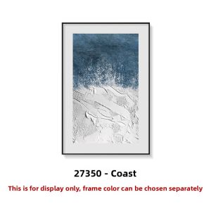 YASISHA | Modern Abstract Art Decor for Living Room Blue Wall Art