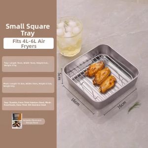 Food Grade 304 Stainless Steel Baking Tray