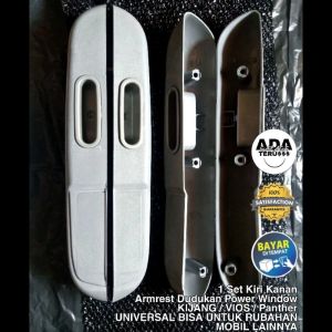 Armrest 1 Set Kiri Kanan Pegangan Pintu Mobil Dudukan Power Window Kijang/Panther/Vios/Espass Dll Desain Universal Cocok Untuk Rubahan Mobil Apapun