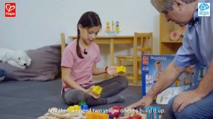 GM  Kids (ของแท้เยอรมัน พร้อมส่ง (4 - 12 ขวบ) ของเล่น STEM ชุดรางลูกแก้วชุดใหญ่ 102 ชิ้น Castle Escape Marble Run Hape ของเล่นปลายเปิด  HP0013