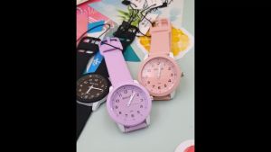 นาฬิกาข้อมือ นาฬิกาแฟชั่น Bolun ( โบลูน ) แบรนด์แท้ สายยาง หลากสี รุ่น ขอบขาว กล่องกระดาษ