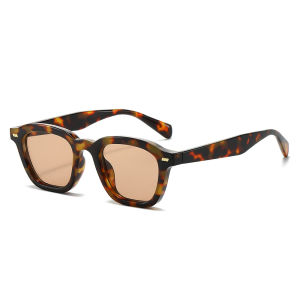 Retro Minimalist Matte Square Sunglasses European and American Style Shades UV Protection Fashion