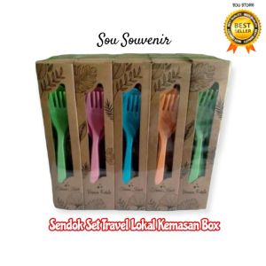 50 PCS Soupenir  Sendok Gogreen Travel Set Kemas Alas souvenir unik bermanfaat ulang tahun