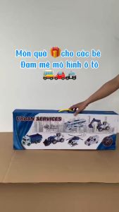 Bộ 6 xe cảnh sát cỡ lớn cho bé BBT GLOBAL XLQ-6J