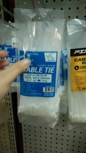 เคเบิ้ลไทร์ 100เส้น สายเคเบิ้ลไทร์ สายรัดไนล่อน พลาสติก อย่างหนา ทนทาน รัดแน่น สายรัดของหนาทนความร้อน