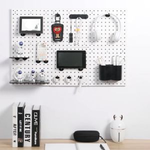 HOMEKING | Ready Stock Pegboard Perforated Display Board Wall Display Rack Peg Board Wall Mounted Hole Board Wall Organizer 洞洞板