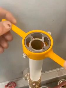 Specialized 6PCS Plastic Pipe Threading Mold External Threading Processing Repair Easy to Use for Plastic Pipe