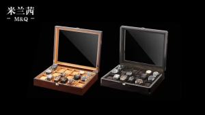 Luxury Watch Storage Case With HD Glass Window High-end Watch Organizer Box