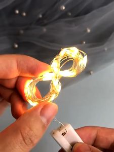 shanshop888   1m warm white LED Light LED Fairy Light String Lampu Raya Lampu Hiasan Decorative Light