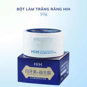 CHÍNH HÃNG -HÀNG CHUẨN -Bột Trắng Răng HIH - Bột Tẩy Trắng Răng HIH Brightening Khử Mùi Hôi Miệng Giảm Viêm Nướu Sâu Răng Răng Vàng
