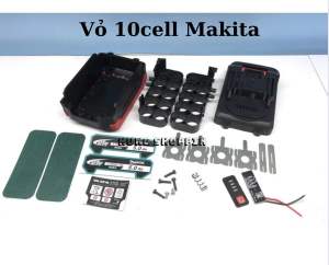 Vỏ Pin Makita 20cell 15cell 10cell 5cell Thông Dụng Đế Đỏ Chống sốc :