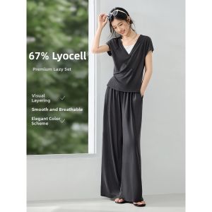 MOHANYIMEI | Stylish and Versatile V-Neck Two-Tone Stitching Suit