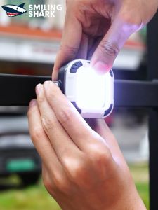 Smiling Shark TIP155 LED Flashlight 8Mode Magnetic Work Light Type-c Rechargeable Torch Light Colored Light Ambient Light Waterproof Outdoor Camping Partying