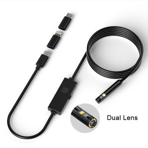 TYPE-C Endoscope HD1080P Single Dual Camera 3 IN 1 Micro USB For IOS IPhone Android Phones Waterproof Pipe Inspection Borescope