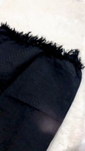 sorban hitam polos panjang