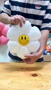 Balon Bunga Daisy Ukuran Mini Sedang Jumbo Balon Dekorasi Pesta Ulang Tahun Bentuk Bunga Warna Pastel Tanpa Tangkai Size Small Medium Large ptt