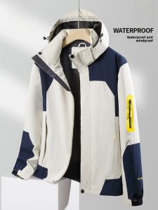 ROMON | Romon Outdoor Mens Jacket Spring Autumn Style Windproof Casual Travel Sporty Zipper Decorated Loose Fit Fashionable Urban