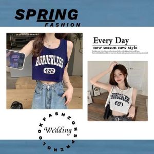 LHSunshine ใหม่ มาแรง เสื้อแขนกุดสำหรับผู้หญิง ทรงครอปสุดเก๋ ดีไซน์เท่ สไตล์เกาหลี งานเนื้อผ้าดี ใส่สบาย ดีไซน์เหมาะกับซัมเมอร์แบบสุดๆ มาแรงม๊าก สาวๆห้ามพลาดน๊าาา