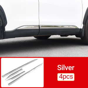 For Toyota Corolla Cross XG10 2021 2022 2023 2024 2025 Hybrid Stainless Car Side Skirt Cover Side Body Door Trim Strip Stickers