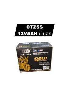 แบตเตอรี่ OUTDO OTZ5S 12V 5Ah battery Wave Fino Scoopyi ไฟแรงกว่าปกติ คุณภาพดี มอเตอร์ไซค์ Motorcycle