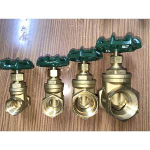 Van cửa đồng Van khoá nước tay vặn đồng thau Minh Hoà 21mm 27mm 34mm 42mm