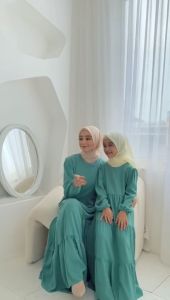 Two Mix - Dress Gamis Couple Ibu Anak Perempuan - Baju Gamis Couple Anak Cewek - HARGA SATUAN - 4355