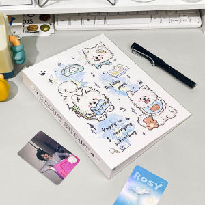 Learning Puppy Card Binder Aidou Album Mini Truck Loose-Leaf Four-Grid Card Holder Inner Page Album Storage Star Chasing Polaroid