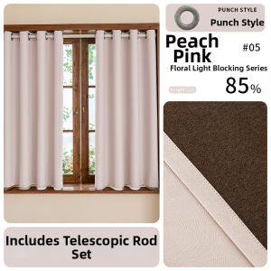 Lightproof Insulating Easy-Install Curtain Fabric