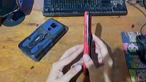 Samsung Galaxy A31 Hard Case Armor Belt Clip Kick Standing Cover Casing Armor Terbaru