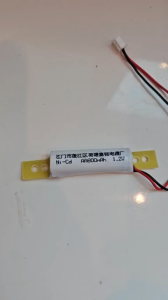 Pin Sạc Ni-Cd AA 1.2V 800mAh | Thay thế cho Đèn EXIT Đèn Sự Cố Đèn Khẩn Cấp (Kèm Jack Cắm 2-Pin)