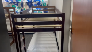 Flexidesignx Double Decker Bed Standard Single Kids White Bed Bunk Bed Murah TWISTY