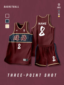 American Style Basketball Uniform Set for Mens Team Training Competition Customizable Corporate And Business Ball Clothing