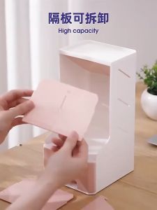 Multi Grid Drawer Pen Holder Office Desk Student Stationery Shelf Storage Organizers Pen Storage Box Pen Bin 可分格抽屉笔筒