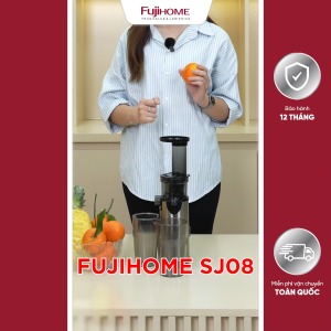 🍹Máy Ép Chậm Mini Fujihome SJ08 – Ép Chậm Giữ Vitamin Thiết Kế Nhỏ Gọn Dễ Dùng Tiết Kiệm Điện -BẢO HÀNH 12 THÁNG