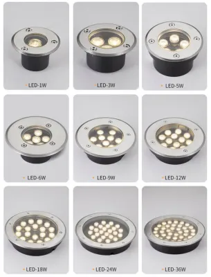 【COD&Ready】 Rohstar Led Warm RGB Outdoor Ground Garden Path Floor Underground Buried Yard Spot Landscape Light