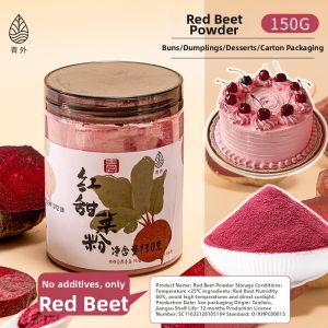 Natural Beetroot Powder for Meal Replacement Beverages Food Coloring Baking Ingredient