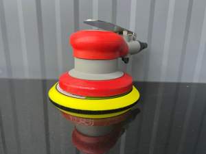 เครื่องเคลือบสีและขัดกระดาษทรายขนาด5นิ้ว พร้อมฟองน้ำขัดสี3ชิ้นทขนาด5นิ้ว