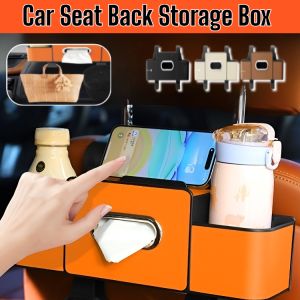 Car Seat Back Storage Box Bag Car Backrest Multi-Functional Storage Box Placement Shelf