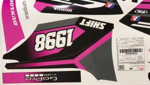 decal stiker full body crf warna hitam ungu