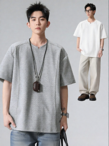 Wood soon | Casual Loose Fitted T-Shirt Deconstructed Design