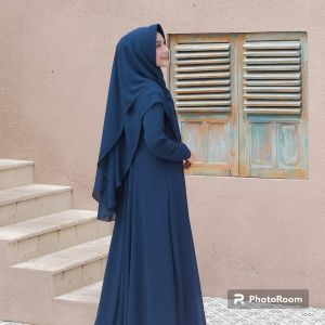 MAYRA SYARI PUS JILBAB 2 LAYER GAMIS SYARI TERBARU GAMIS SET HIJAB MEWAH UKURAN  M L XL XXL XXXL 4XL