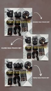 JHUN HOLSTER BIKINI COMPLETE DUTY RIG SET FOR GLOCK