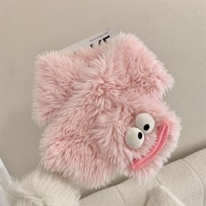 XUANXUAN | Cute Plush Scarf Neck Warmer Womens Korean Style Winter Warm Cartoon Design Versatile Scarf For Children And Teens