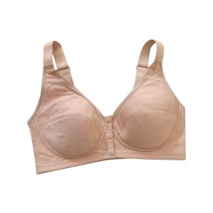 miiow | Maternal Summer Thin Vest Style Wireless Bra For Women Comfortable No Trace Front Button Design Anti-Sagging Cotton Lined