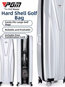 PGM GOLF | Durable Hard Shell Travel Golf Bag Wheel