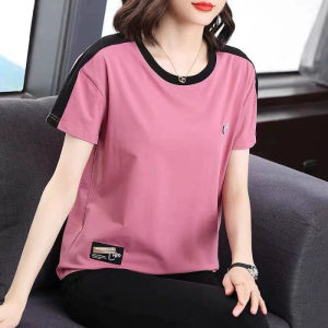 QIAOXIZI | New Summer Loose T-Shirt for Middle-aged Women