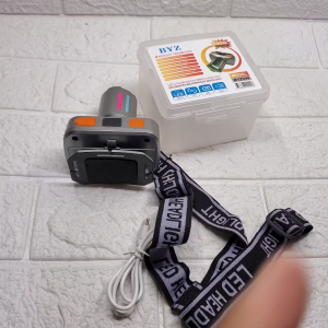 Headlamp Zoom BYZ-999 Cahaya Putih Senter penerangan Camp Termurah BISA COD