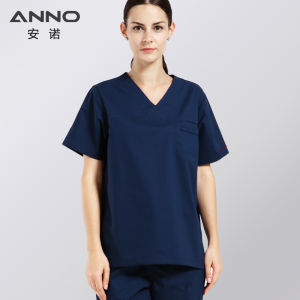 ANNO Cotton Medical Scrubs Set Elastic Surgery Clothing Height Quality Nurse Uniform Women Men Hospital Clothing